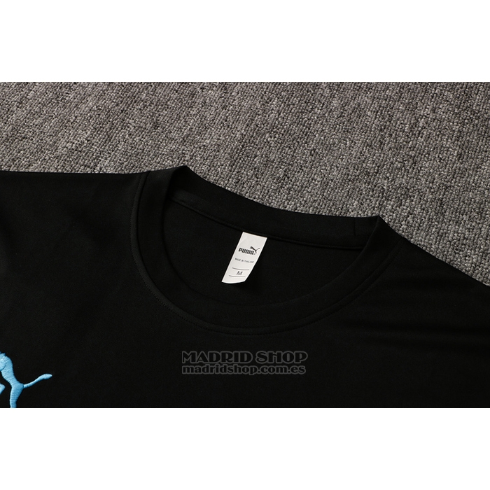Chandal del Olympique Marsella Manga Corta 2021-2022 Negro